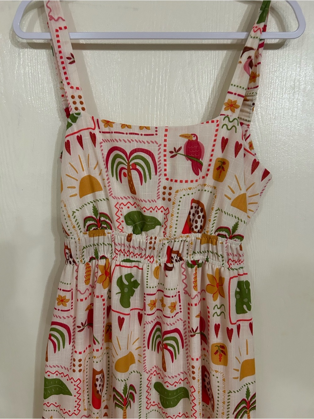 Charmed Hearts Print Maxi Dress - Picture 5 of 7